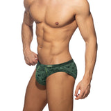 Addicted Velvet Shady Bikini Brief Green AD1208