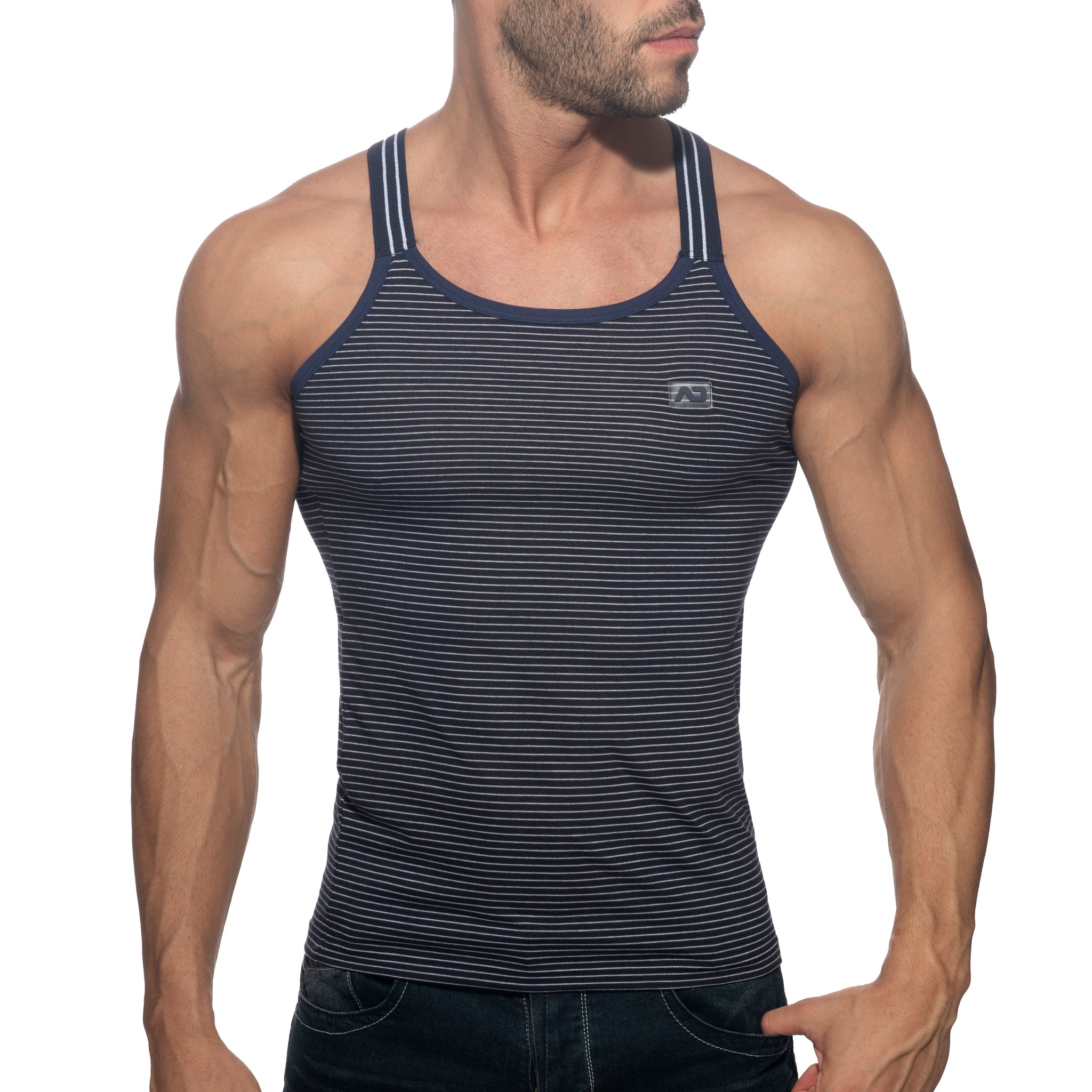 Addicted Sailor Mini Stripes Tanktop Navy AD1215