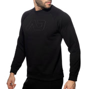 Addicted Recycled Cotton Sweatshirt Black AD1225