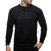 Addicted Recycled Cotton Sweatshirt Black AD1225