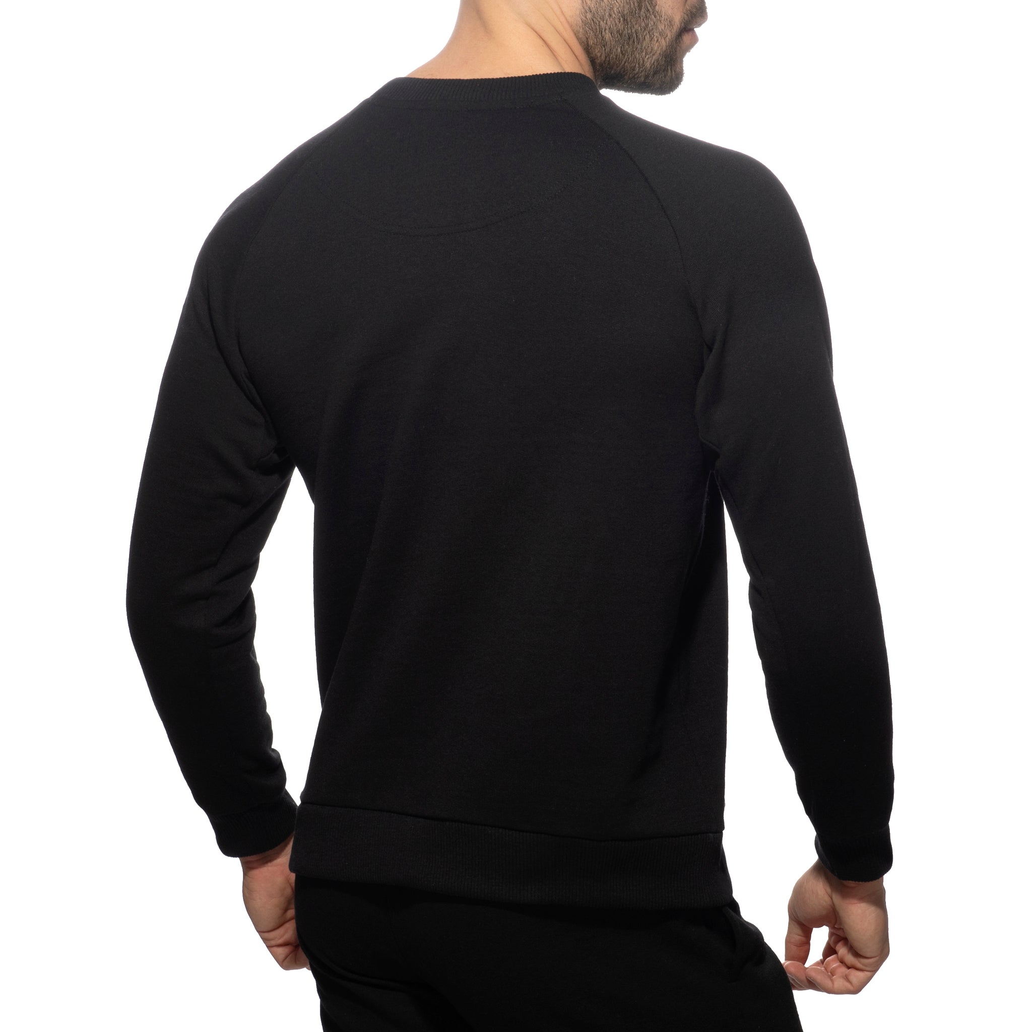 Addicted Recycled Cotton Sweatshirt Black AD1225