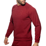Addicted Recycled Cotton Sweatshirt Garnet AD1225