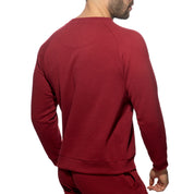 Addicted Recycled Cotton Sweatshirt Garnet AD1225