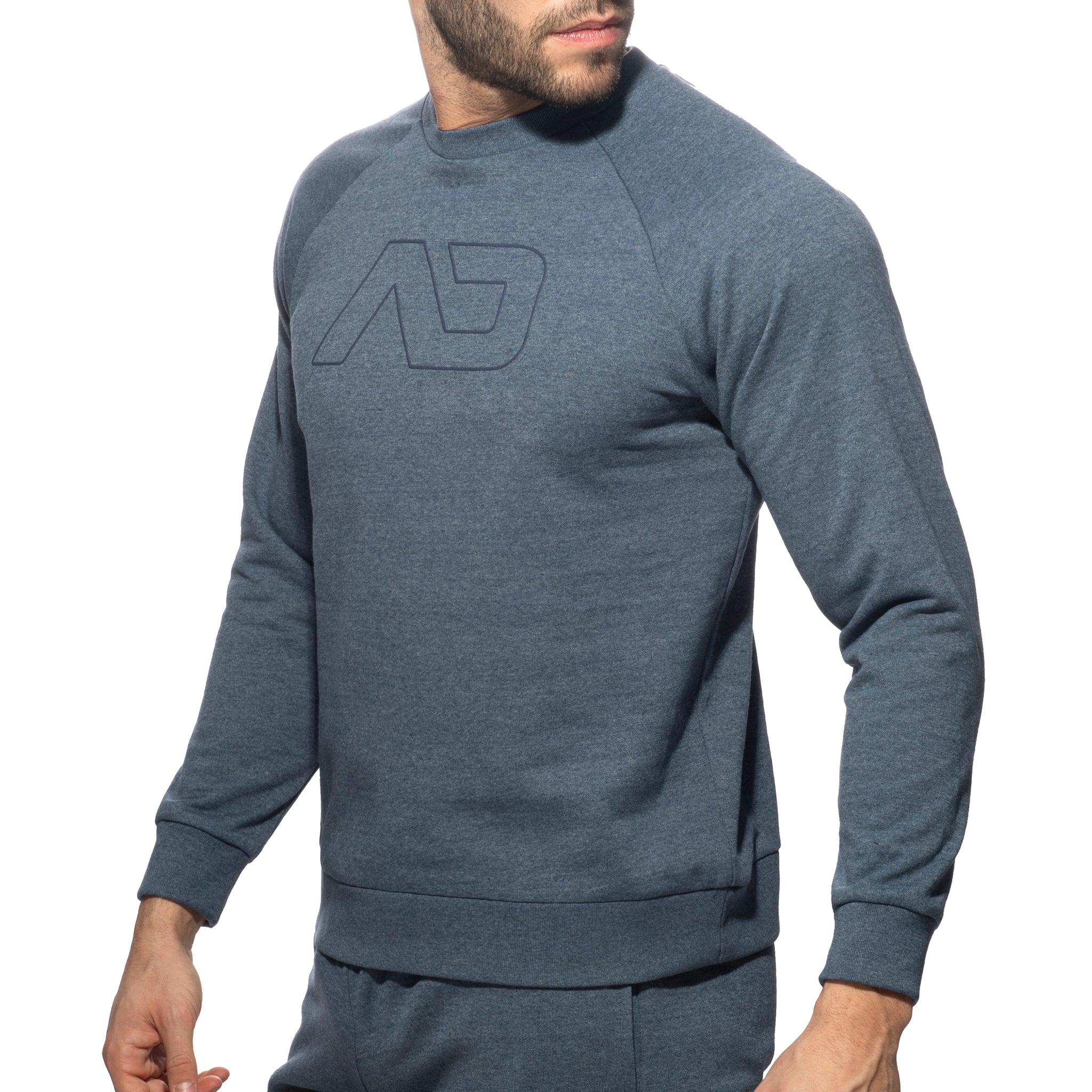 Addicted Recycled Cotton Sweatshirt Navy AD1225