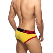 Addicted Sports Padded Brief Yellow AD1244