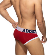 Addicted Sports Padded Brief Red AD1244