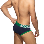 Addicted Sports Padded Brief Navy AD1244