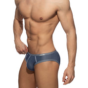 Addicted Jeans Style Bikini Brief Navy AD1246