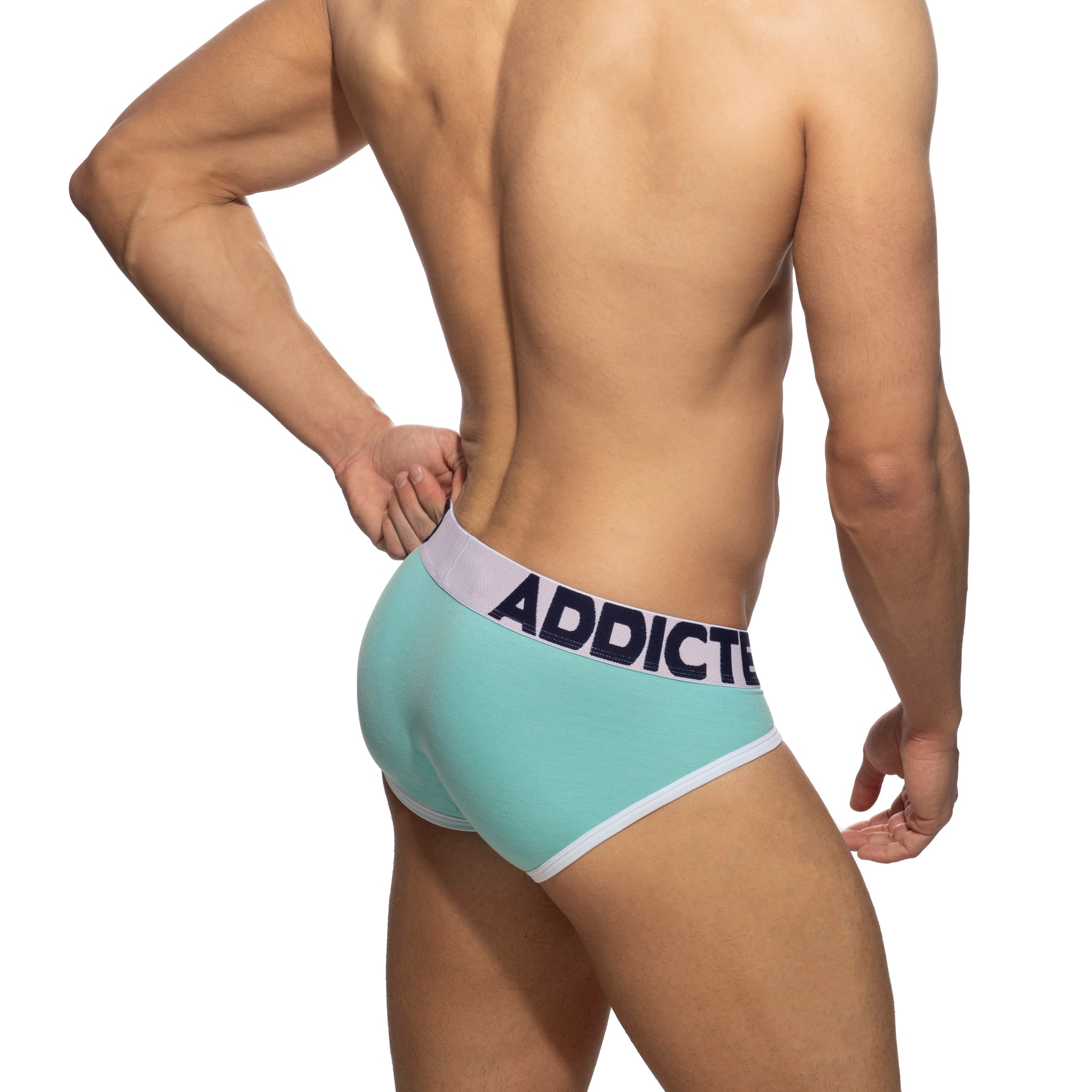 Addicted AD Pique Brief Turquoise AD1247