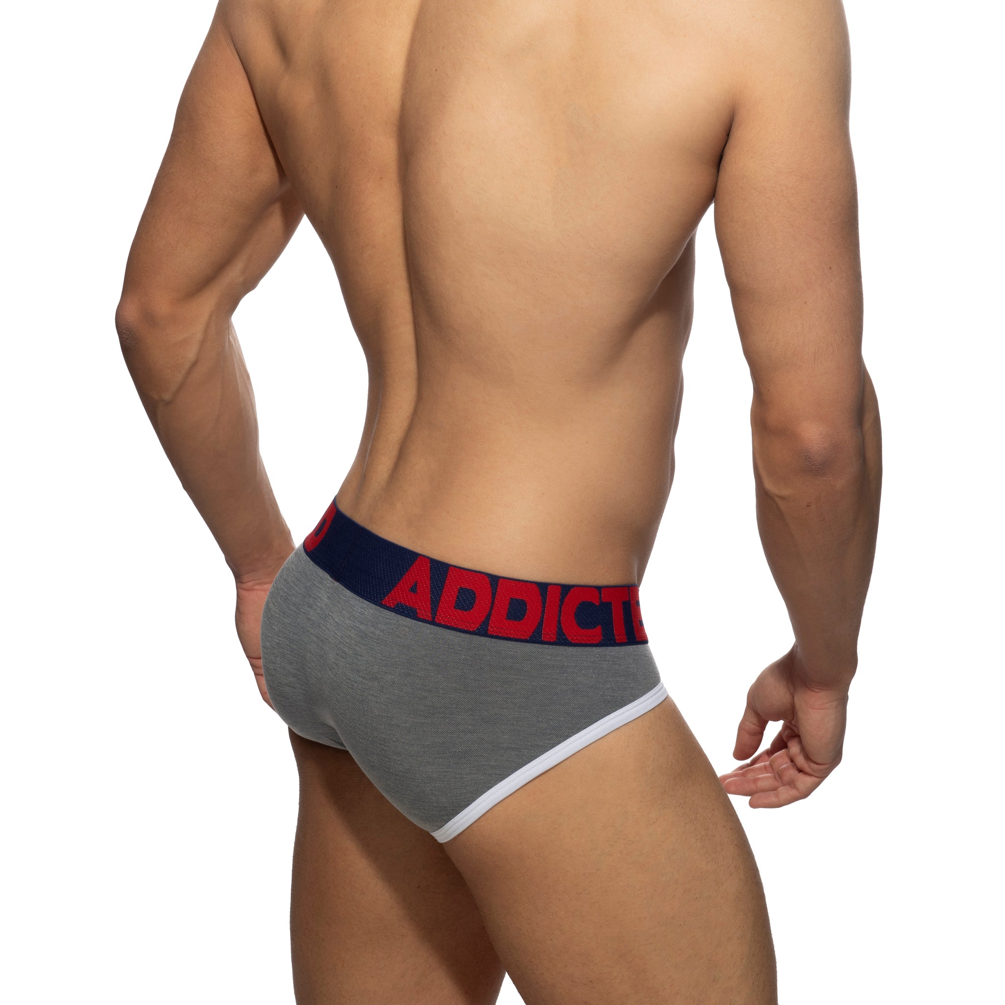 Addicted AD Pique Brief Charcoal AD1247