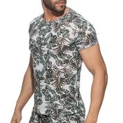 Addicted Tropicana T-Shirt Khaki AD1262