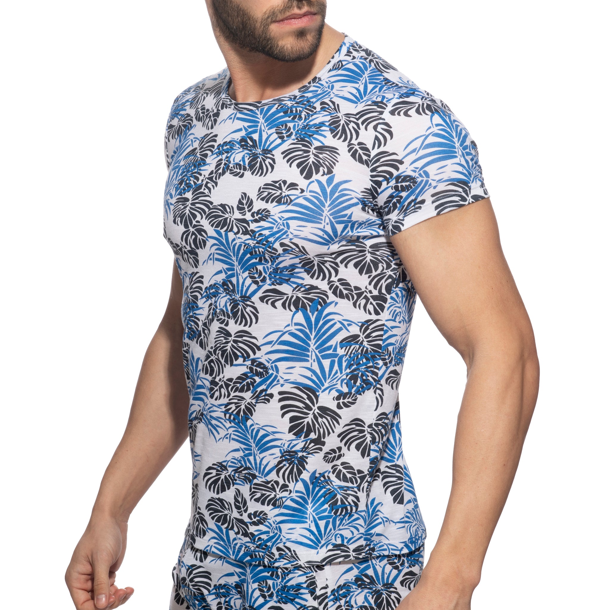 Addicted Tropicana T-Shirt Royal Blue AD1262