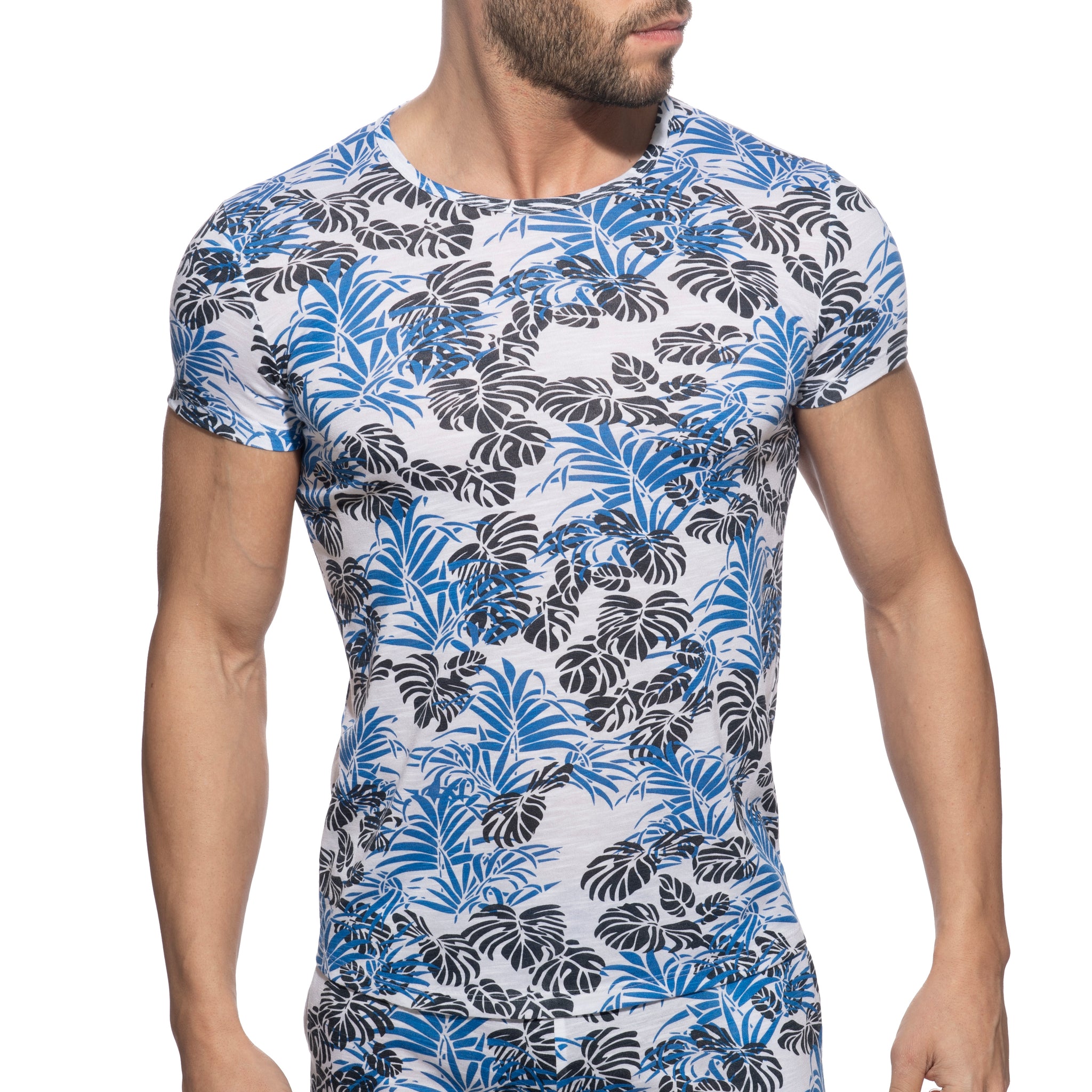 Addicted Tropicana T-Shirt Royal Blue AD1262