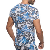 Addicted Tropicana T-Shirt Royal Blue AD1262