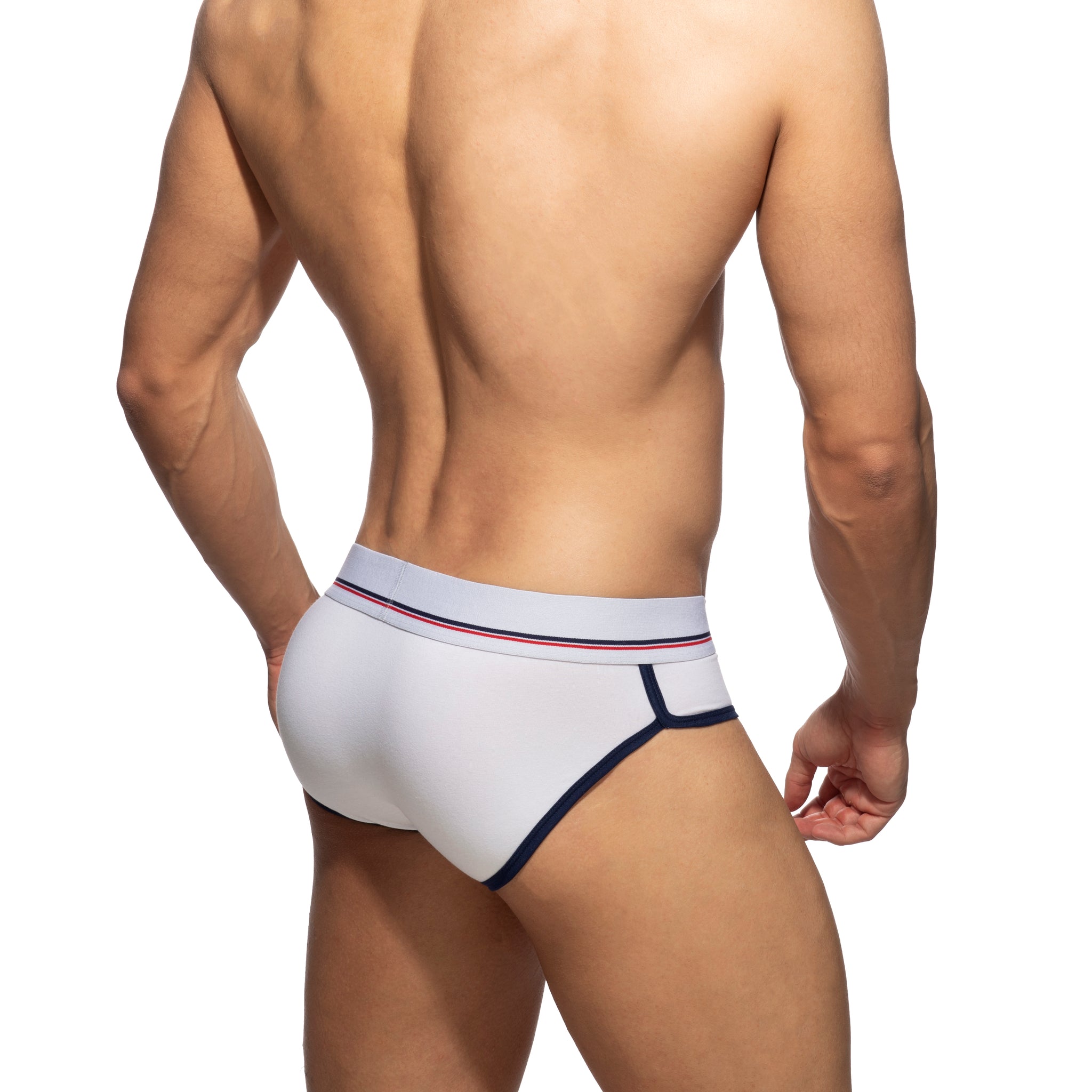 Addicted Cotton Curved Brief White AD2210