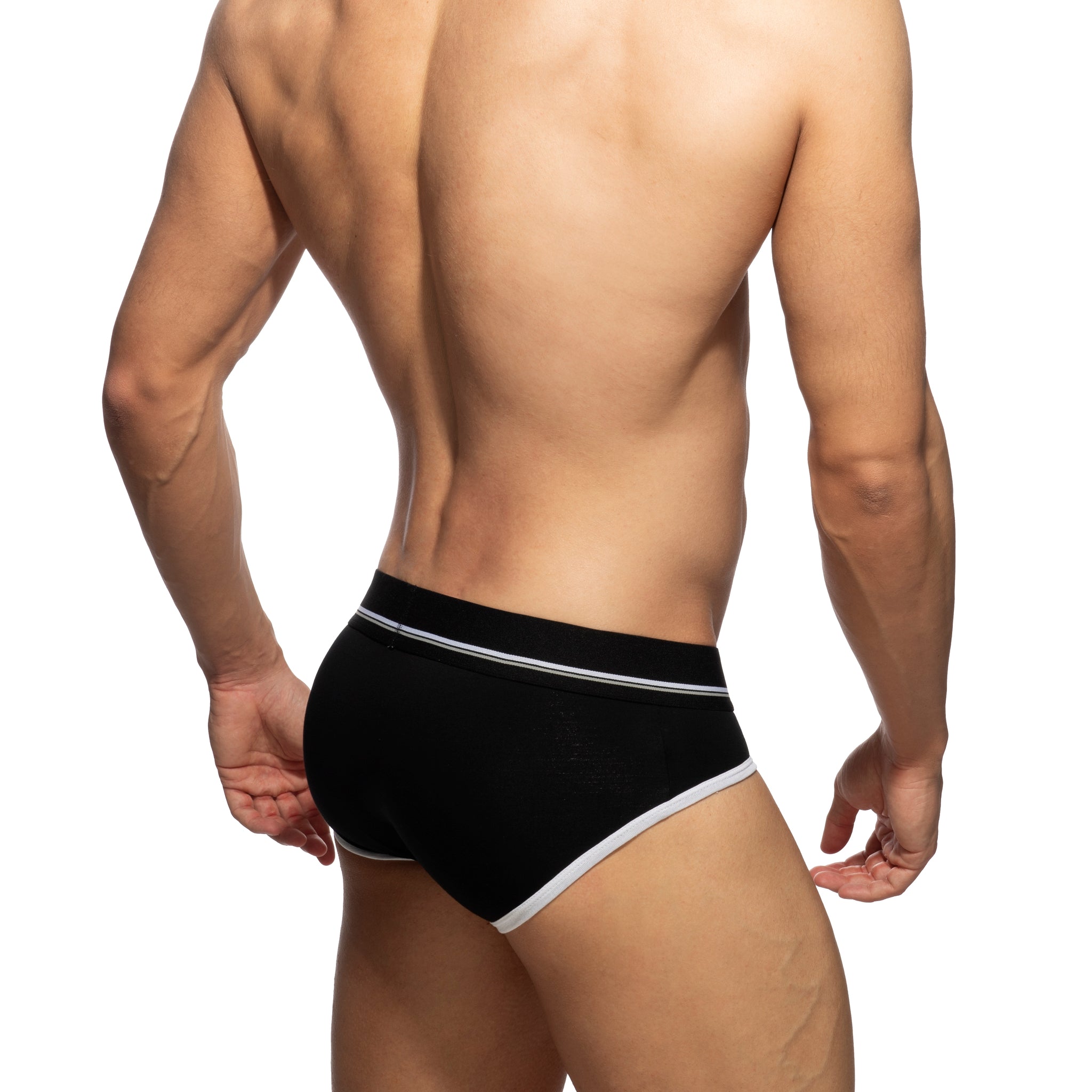 Addicted Black Cotton Brief Black AD2227