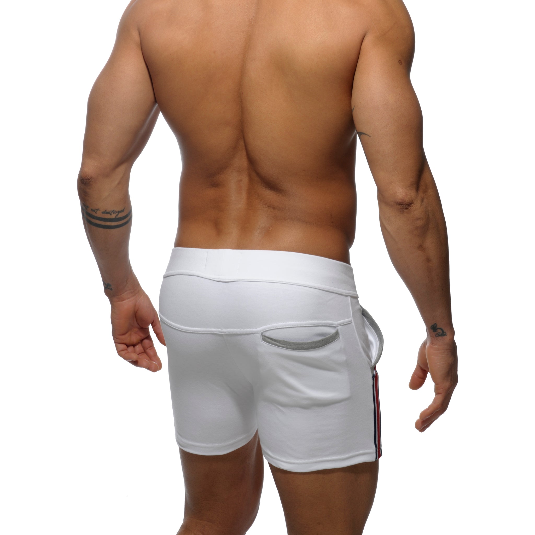 Addicted Short Tight Pant Intercotton White AD337