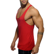 Addicted Tank Back Printed Red AD340