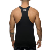 Addicted Tank Back Printed Black AD340