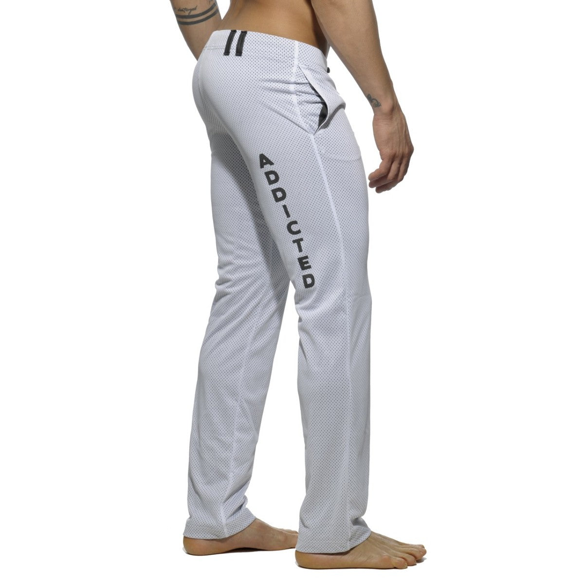 Addicted Loop-Mesh Pant White AD356