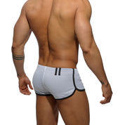 Addicted Loop-Mesh Short White AD358