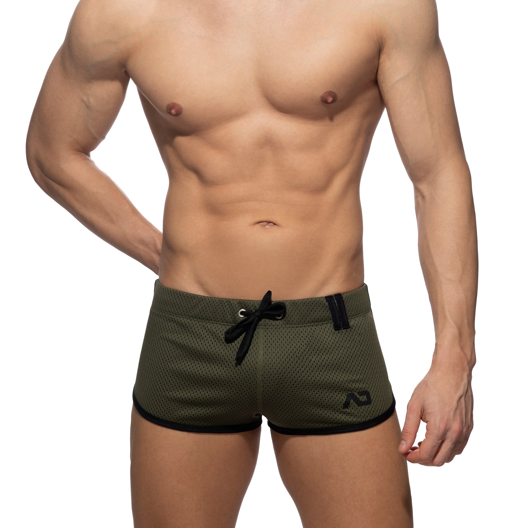 Addicted Loop-Mesh Short Khaki AD358