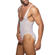 Addicted Fantasy Diamond Bodysuit White AD1113