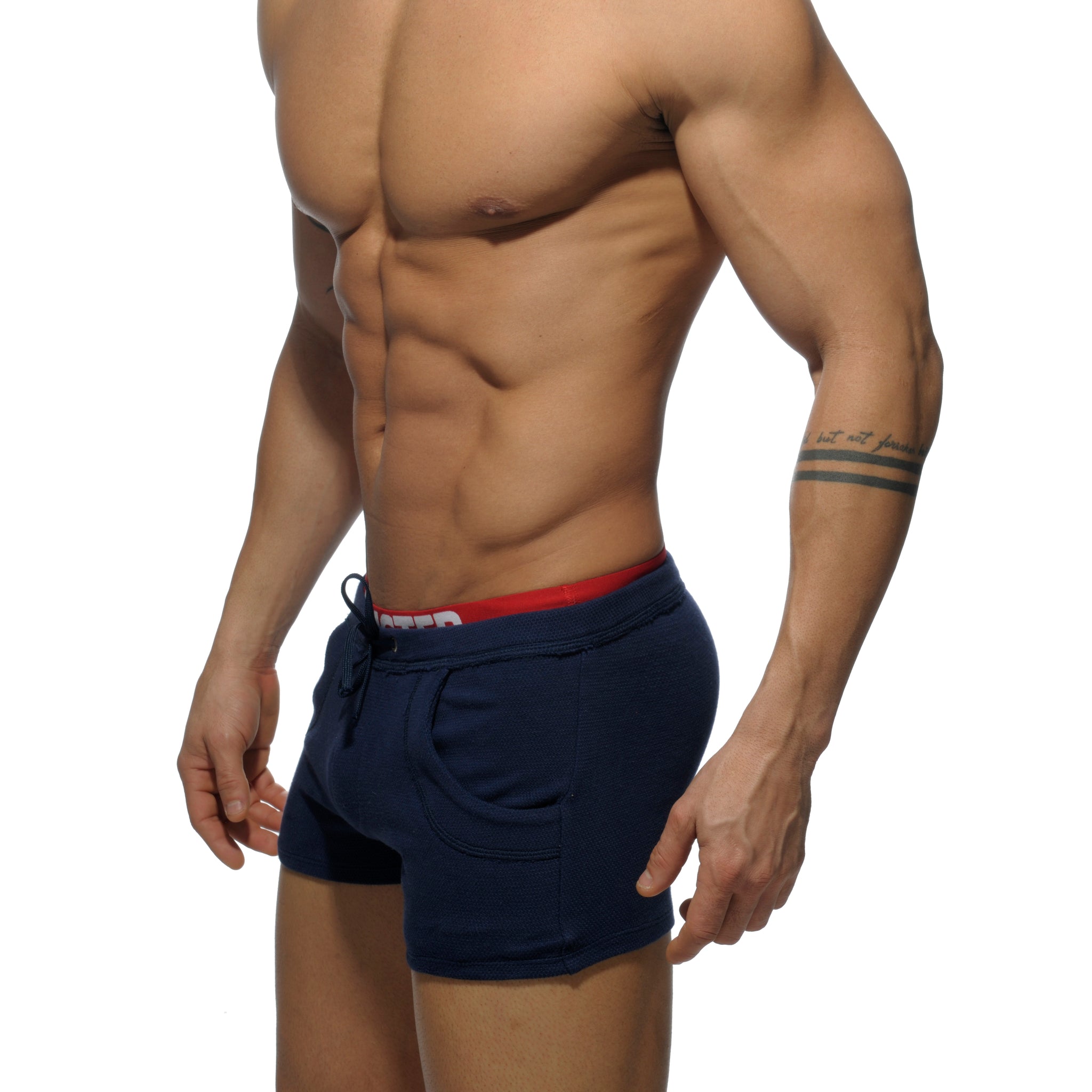 Addicted Combined Waistbrand Short Navy AD418