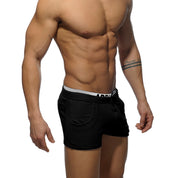 Addicted Combined Waistbrand Short Black AD418