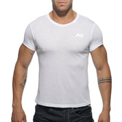 Addicted Basic V-Neck T-Shirt White AD423