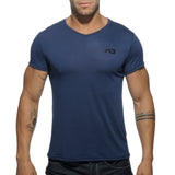 Addicted Basic V-Neck T-Shirt Navy AD423