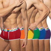 Addicted 6 Pack Rainbow Trunk Multi AD1143P