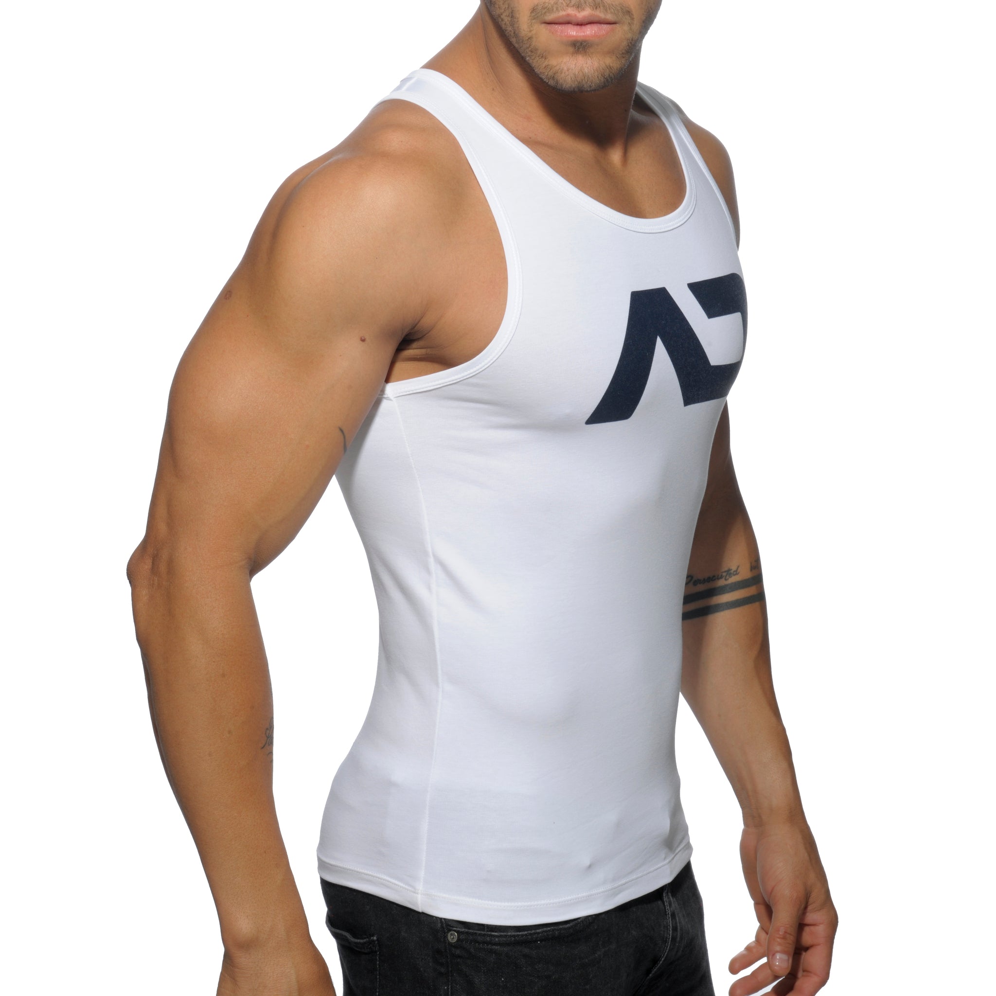 Addicted Basic AD Tank Top White AD457