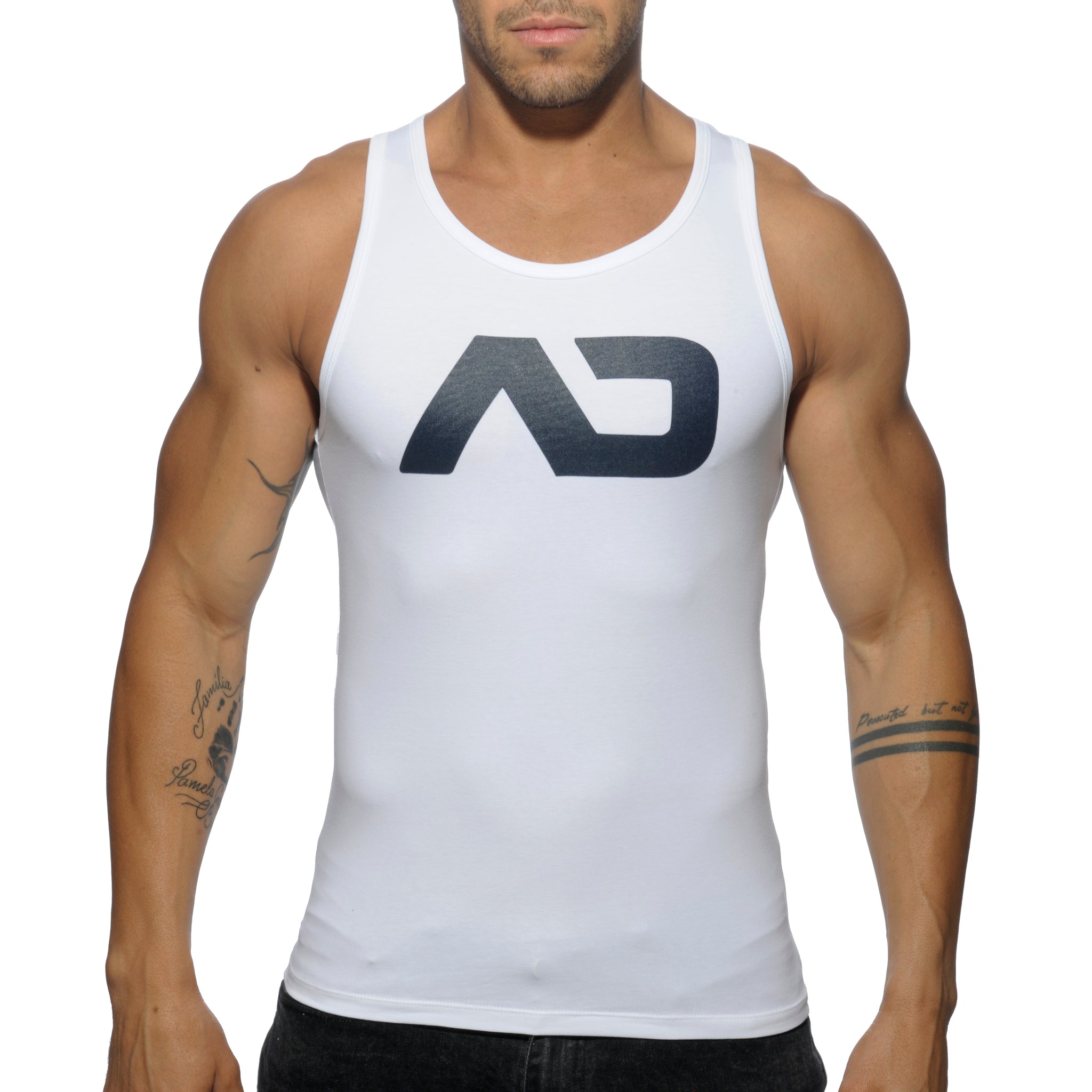 Addicted Basic AD Tank Top White AD457