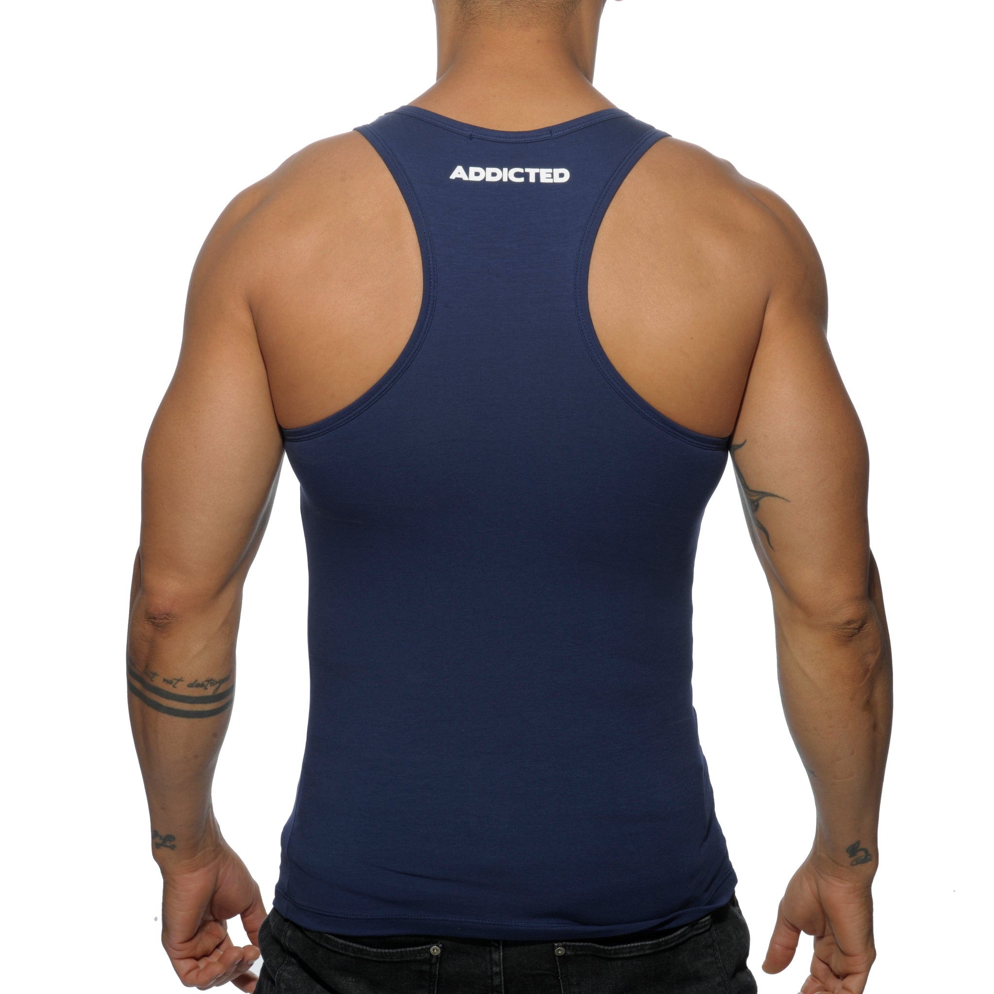 Addicted Basic AD Tank Top Navy AD457