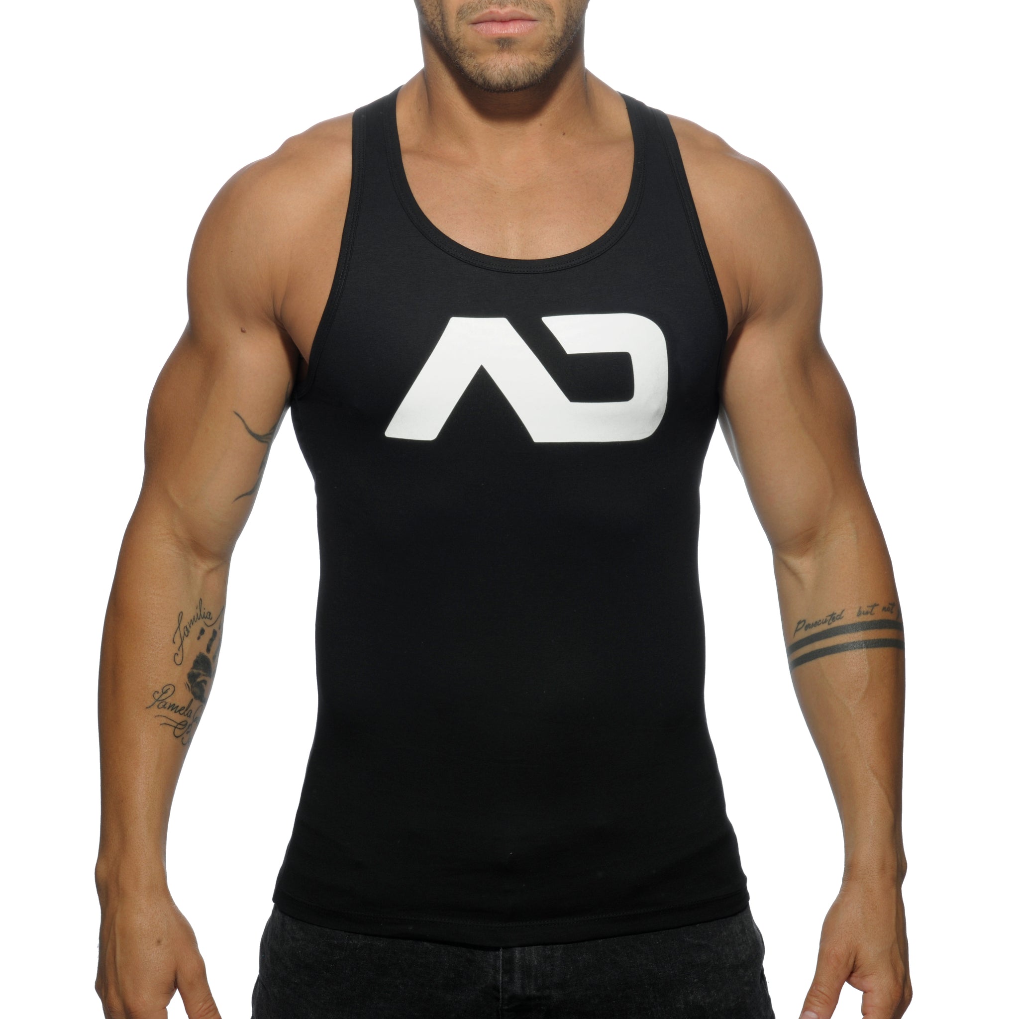 Addicted Basic AD Tank Top Black AD457