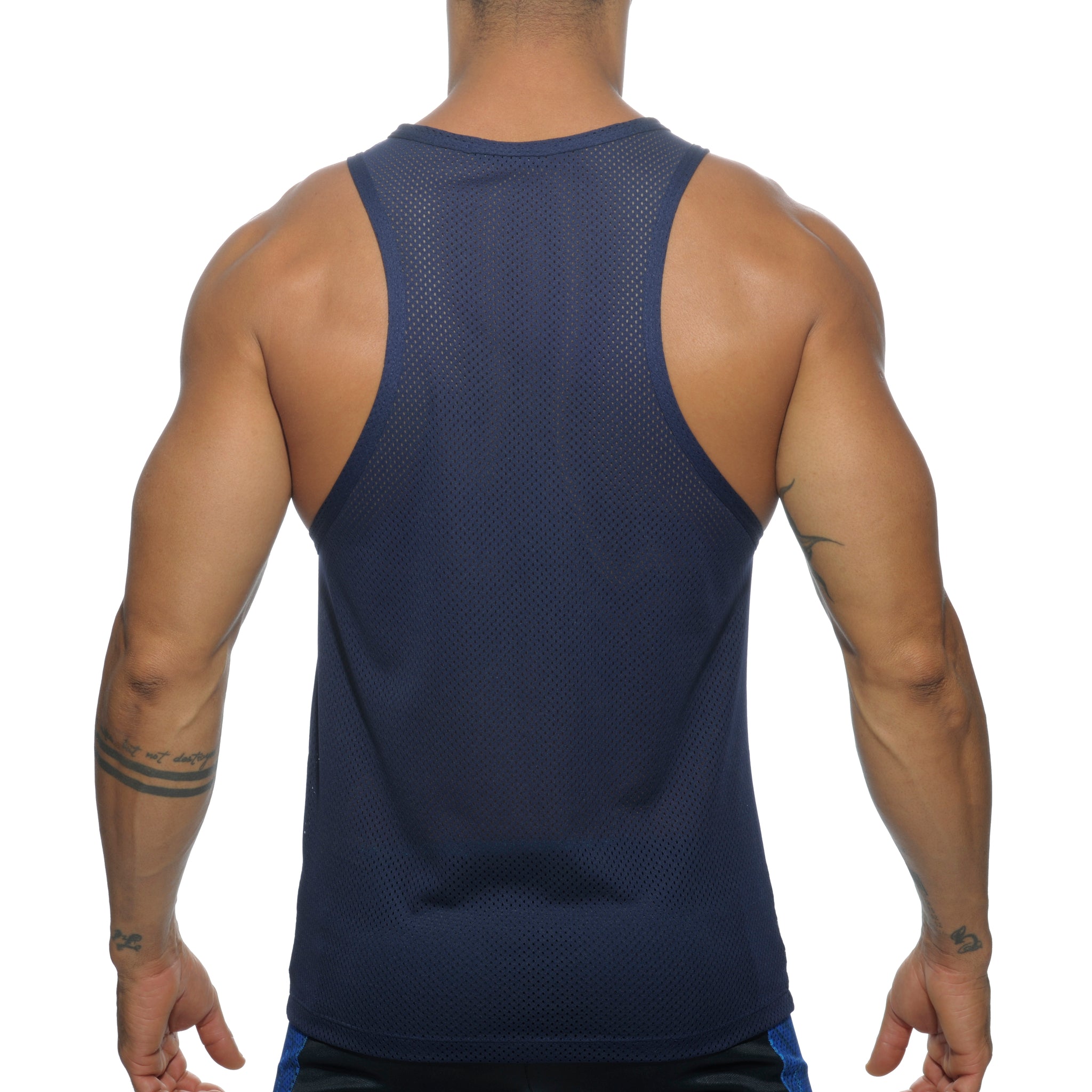 Addicted Mesh AD Tank Top Navy AD482