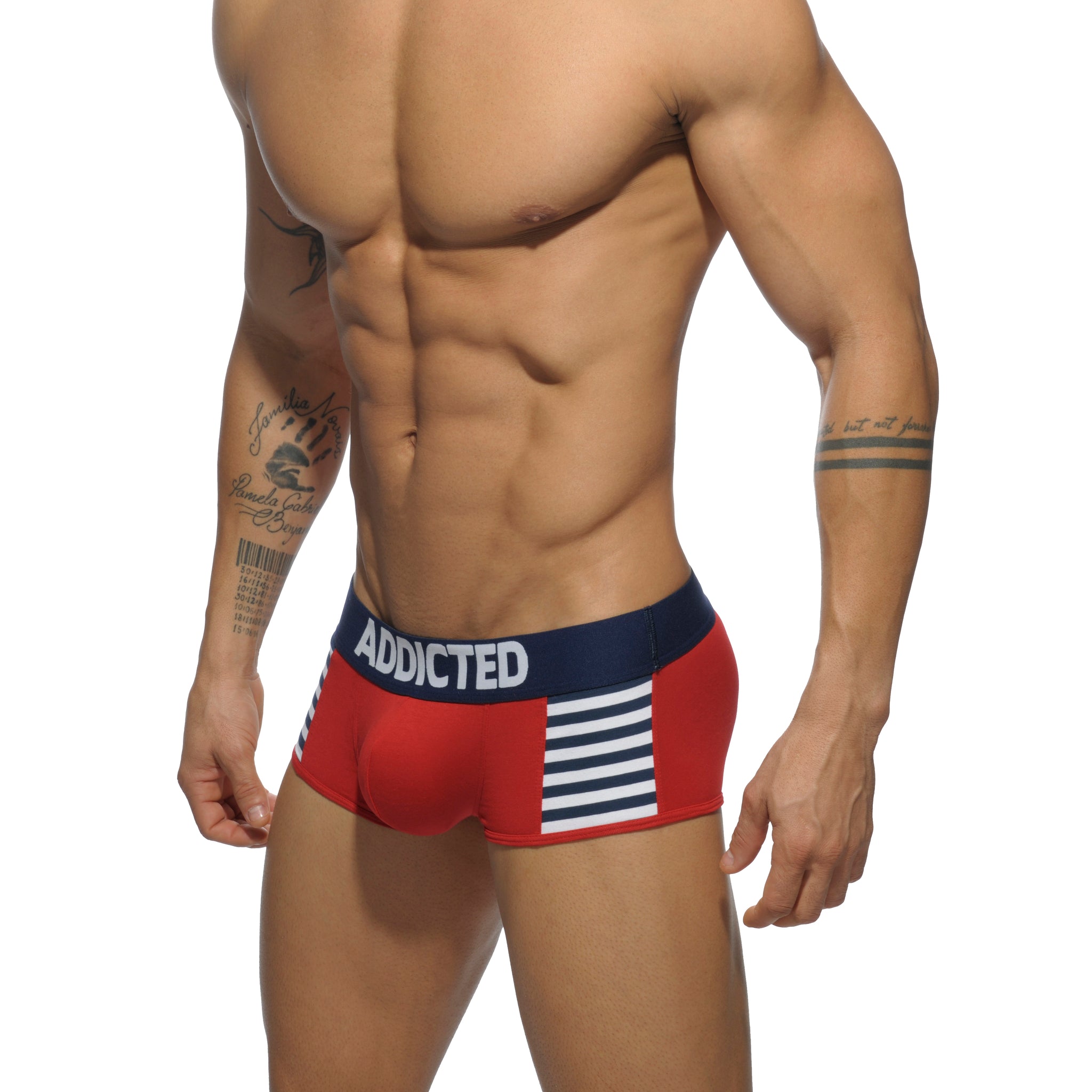 Addicted Sailor Stripes Boxer Red AD511