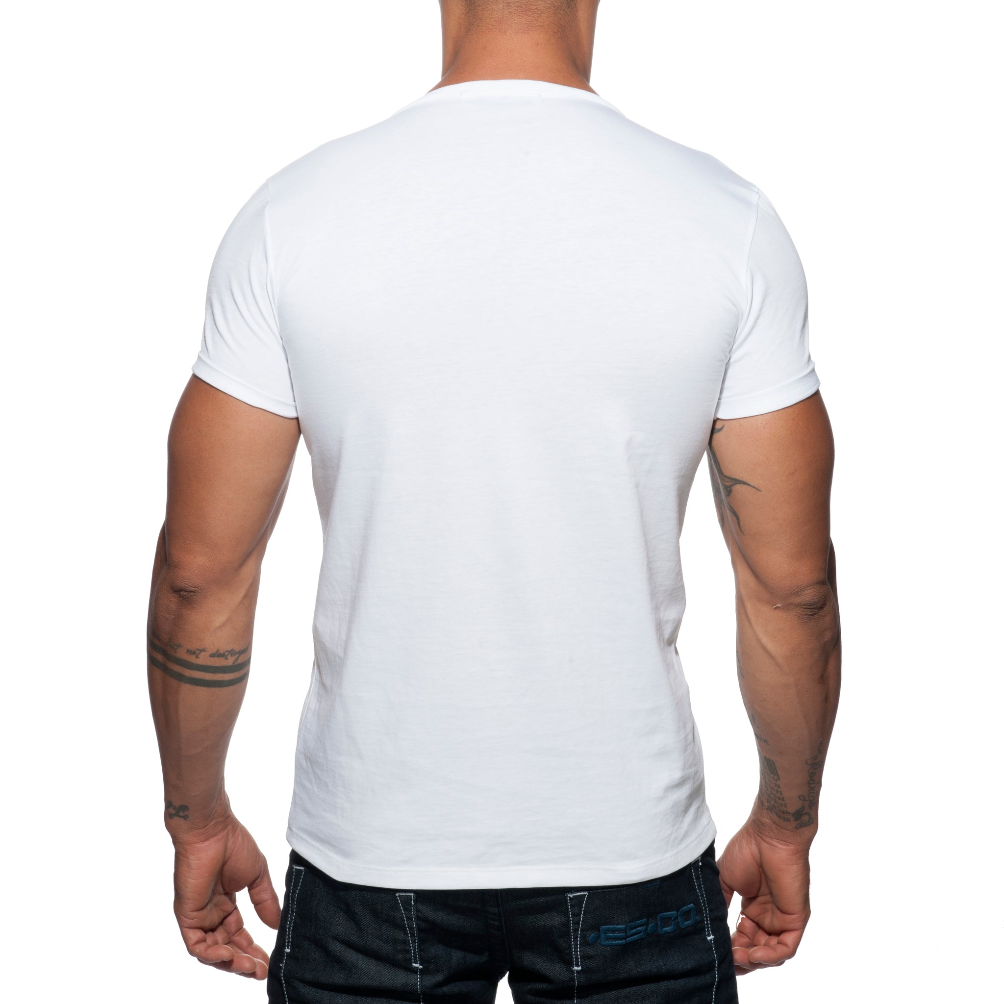 Addicted Military T-Shirt White AD610