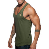 Addicted Military Tank Top Khaki AD611