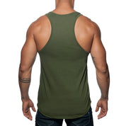 Addicted Military Tank Top Khaki AD611