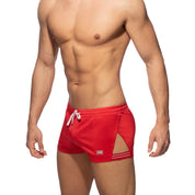 Addicted Side Stripe Short Red AD680