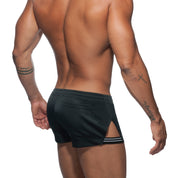 Addicted Side Stripe Short Black AD680