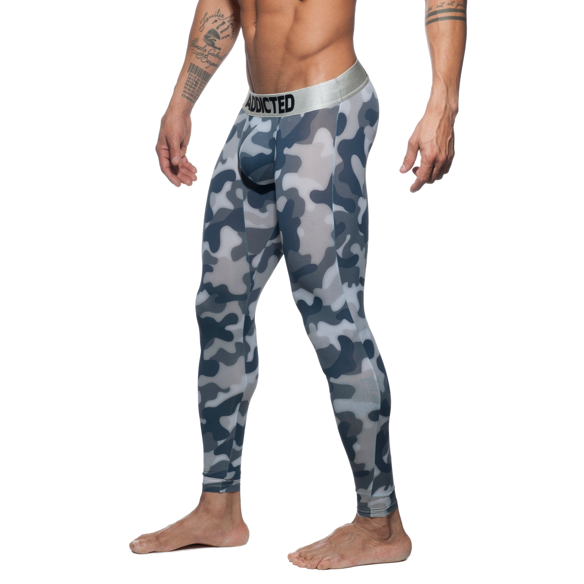 Addicted Camo Long John Grey Camouflage AD694