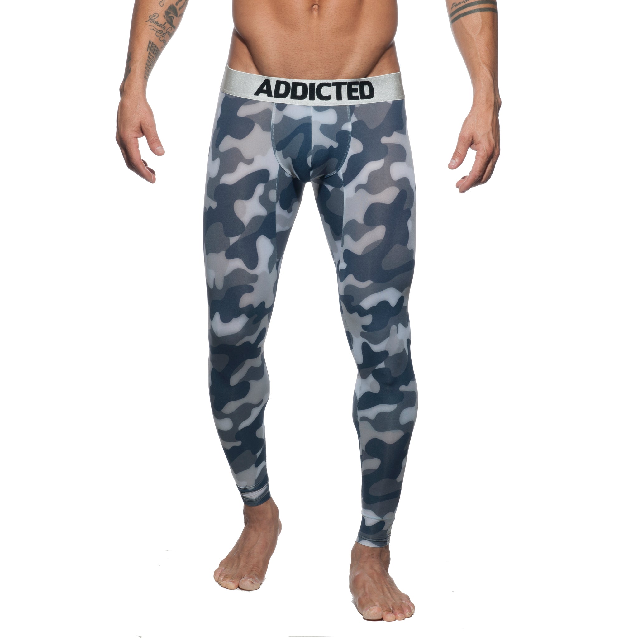 Addicted Camo Long John Grey Camouflage AD694