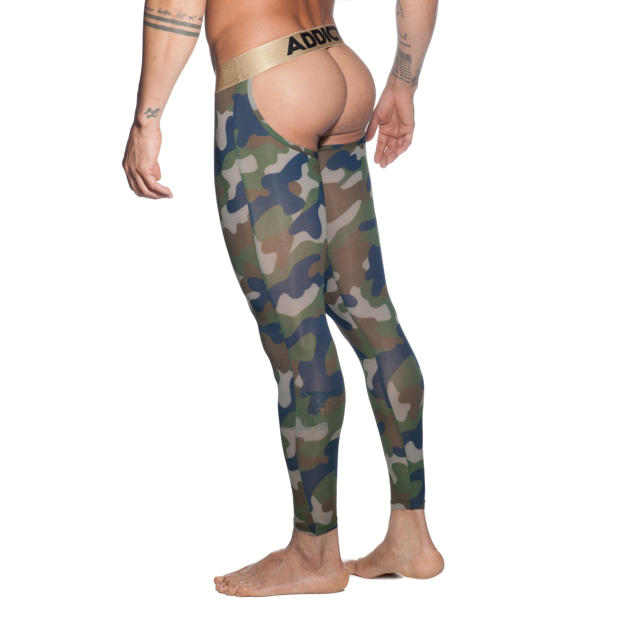 Addicted Bottomless Camo Long John Camouflage AD695