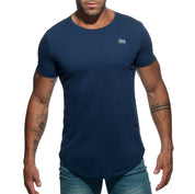 Addicted Basic U-Neck T-Shirt Navy AD696