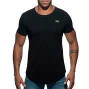 Addicted Basic U-Neck T-Shirt Black AD696