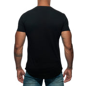 Addicted Basic U-Neck T-Shirt Black AD696