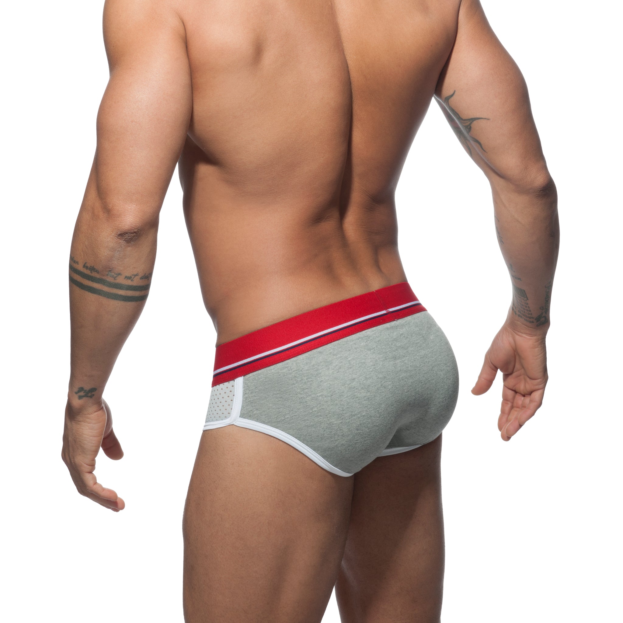 Addicted XXL Sportive Brief Heather Grey AD702